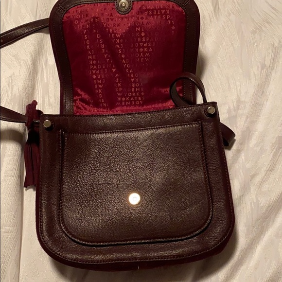 Beautiful burgundy Kate Spade crossbody bag - Picture 7 of 12